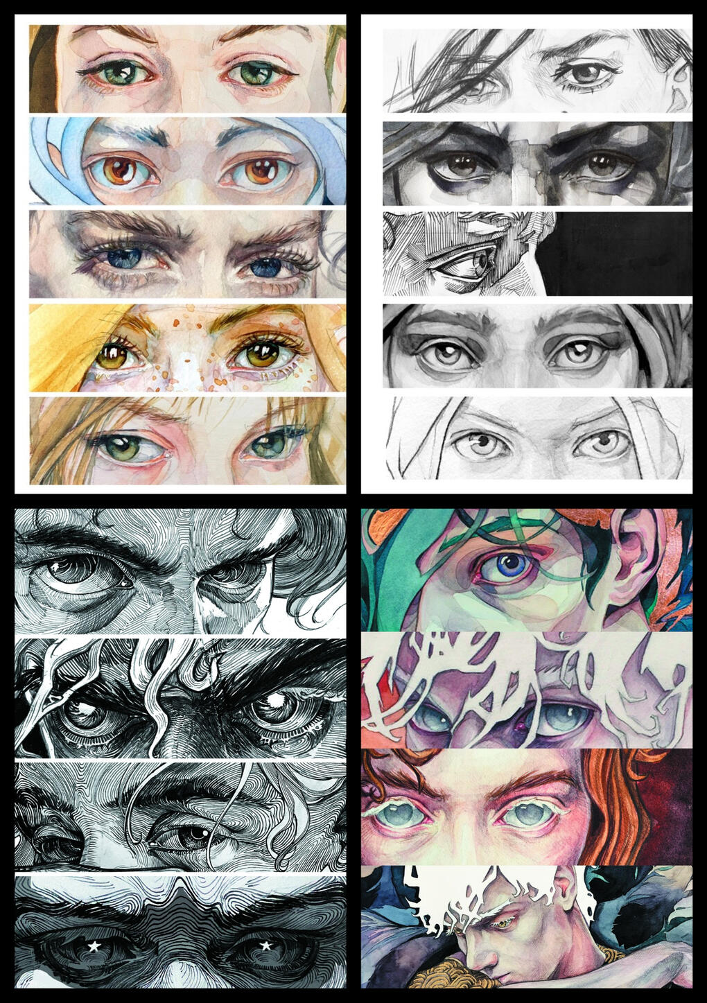 Eyes (25$/2000 ₽) 4 stickerset а5