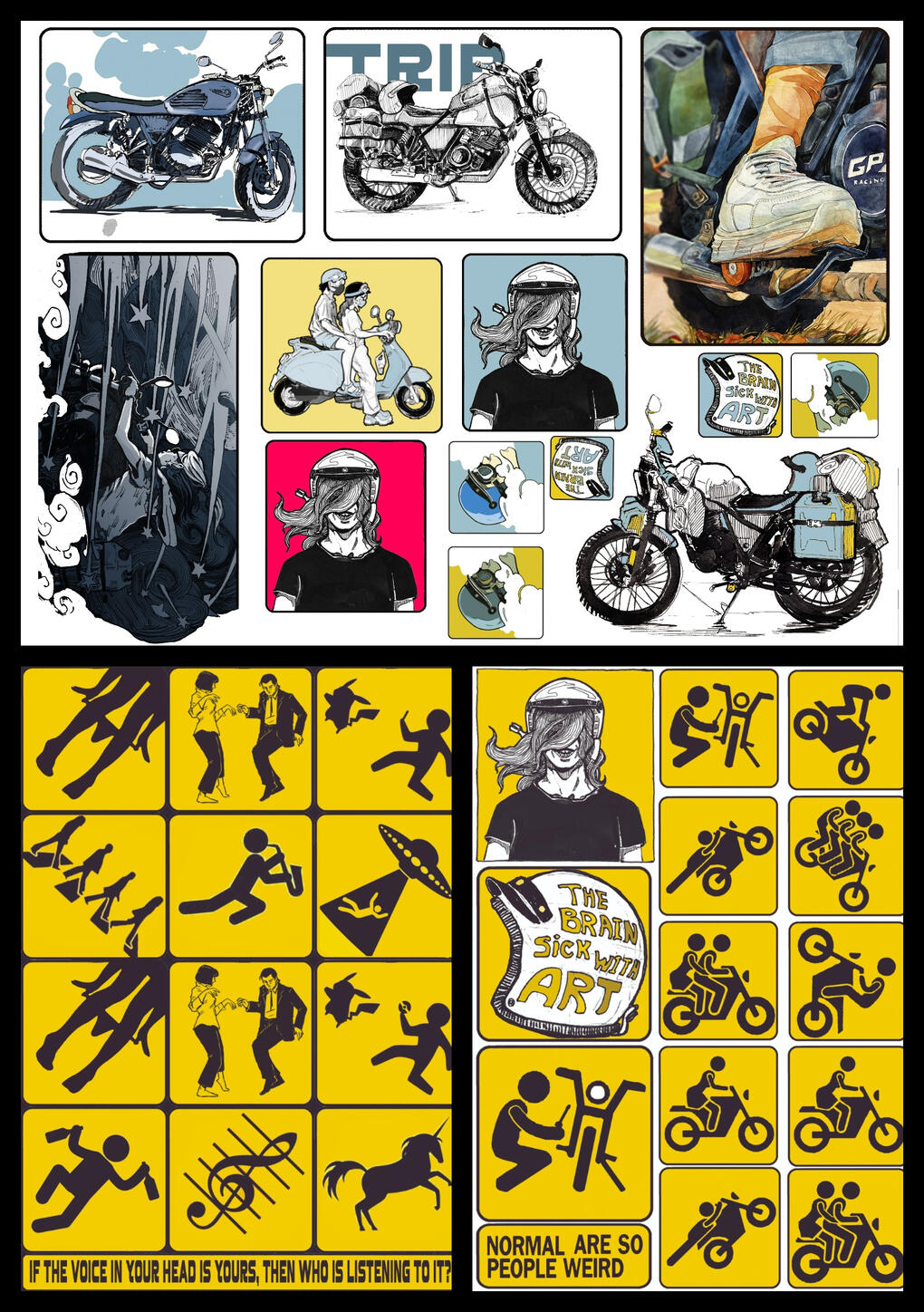 Moto (20$/1500 ₽) 3 stickerset а5