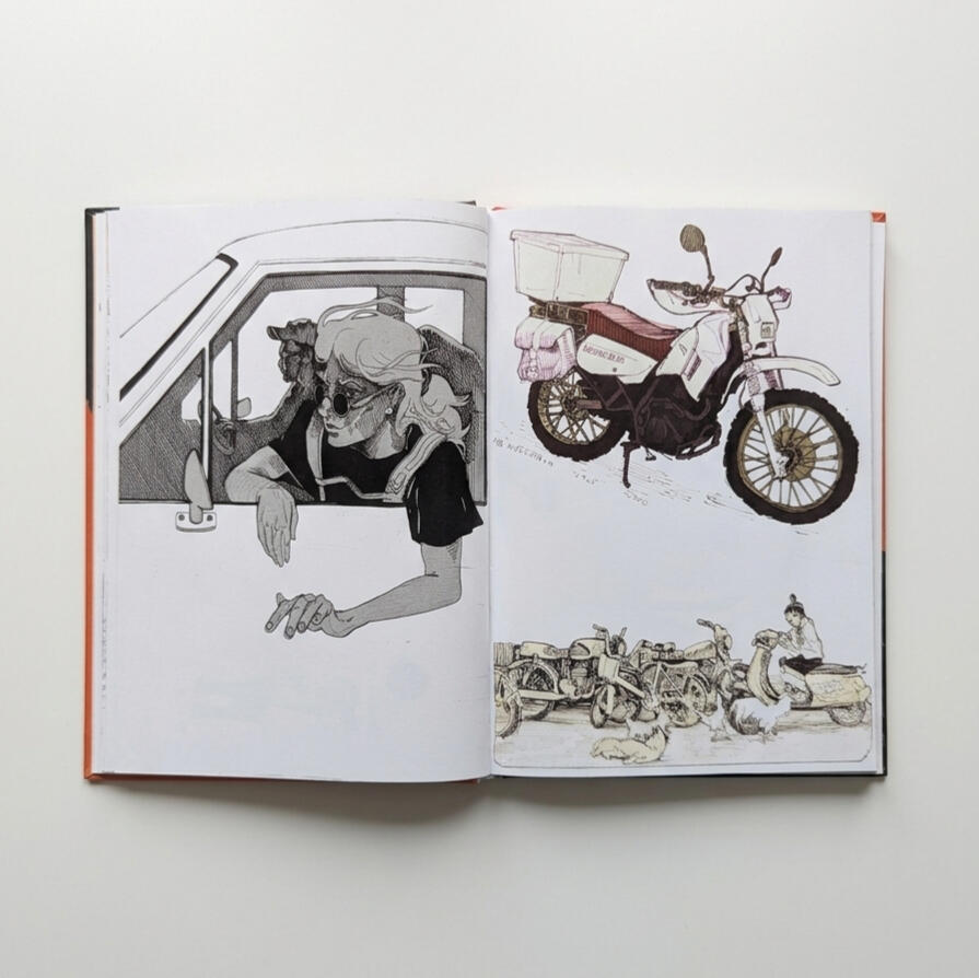 Page from an artbook Page from an artbook