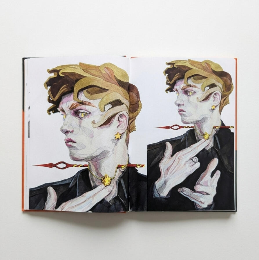 Page from an artbook Page from an artbook