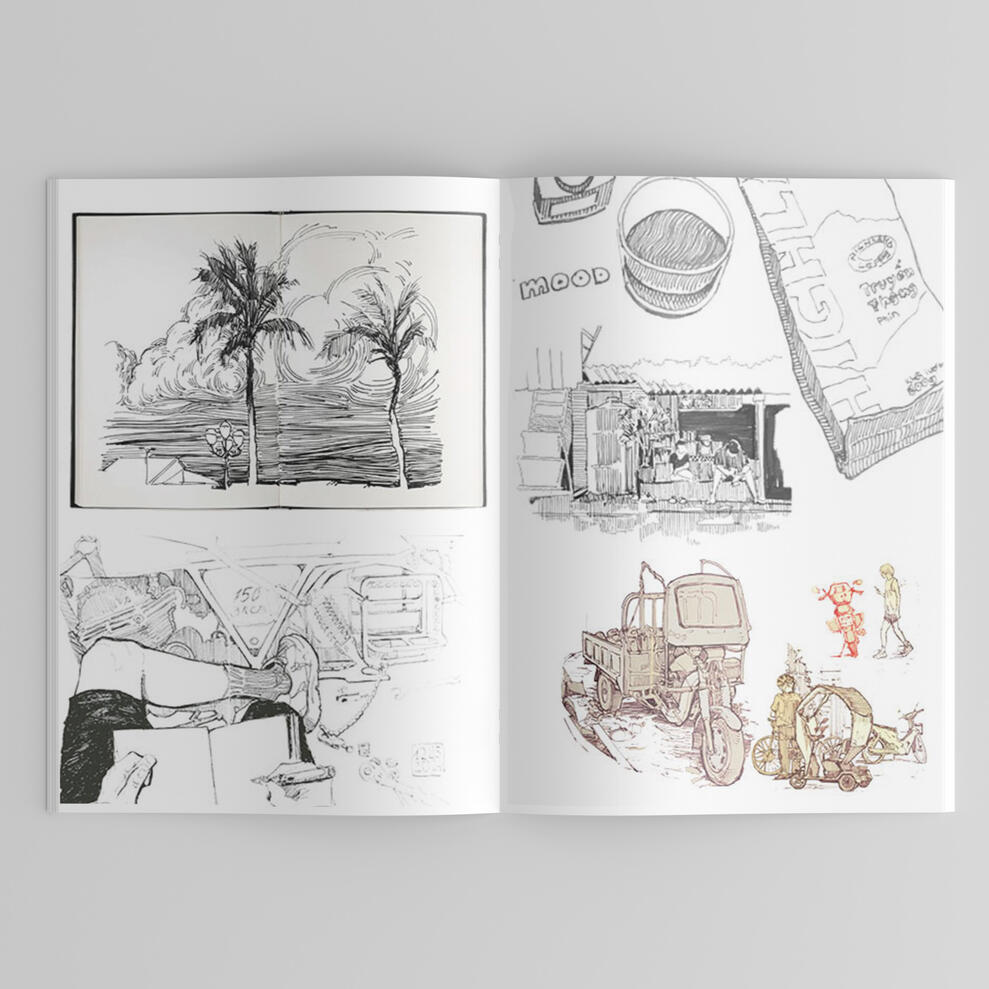 Page from an artbook