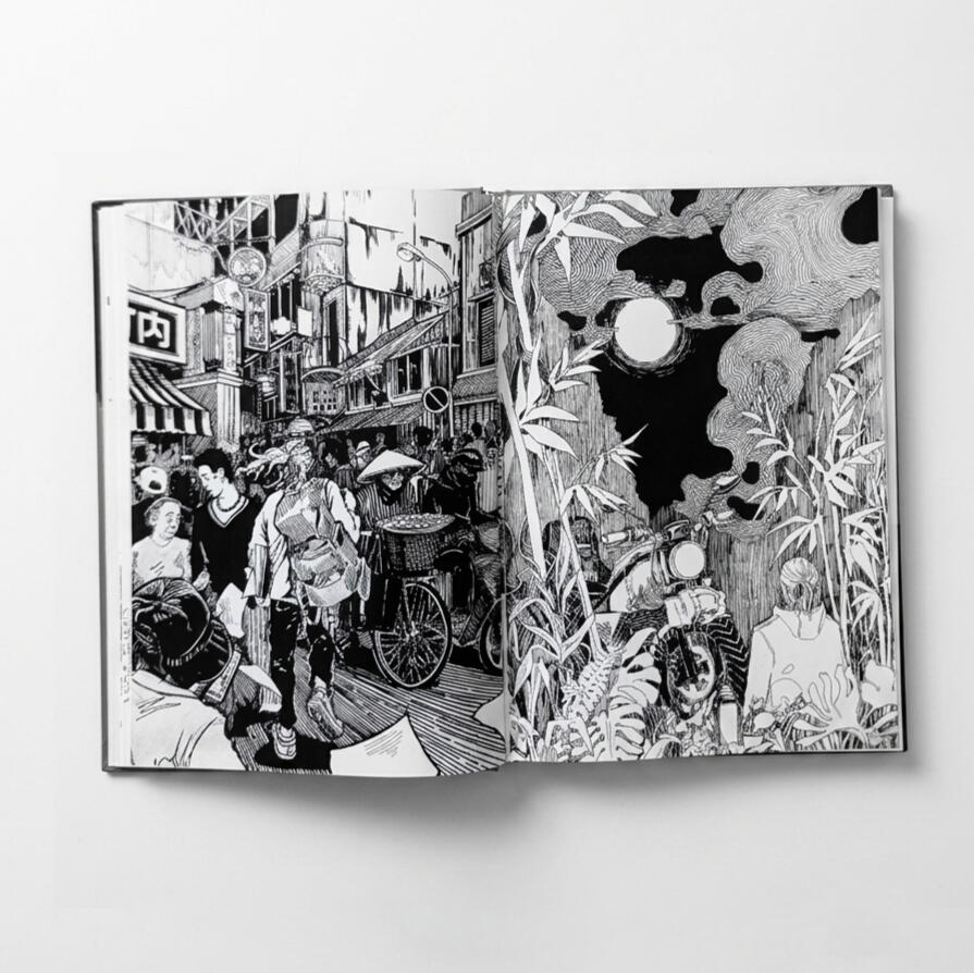 Page from an artbook