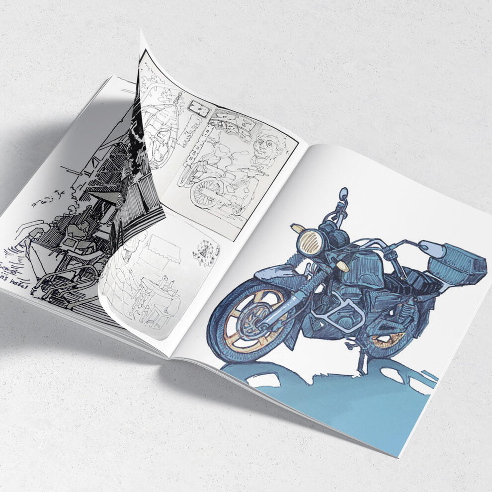 Page from an artbook Page from an artbook
