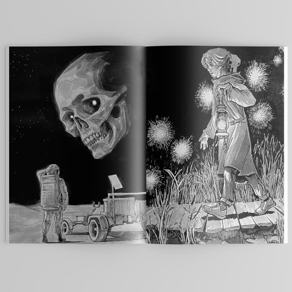 Page from an artbook Page from an artbook